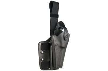 Image of Safariland 6004 SLS Tactical Holster w/Dbl Leg Straps, S&amp;W L-Frame 4in., STX Tactical, Black, Right Hand, 6004-21-121