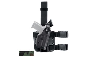 Image of Safariland 6004 SLS Tactical Holster - Woodland Camo, Right Hand 6004-741-511