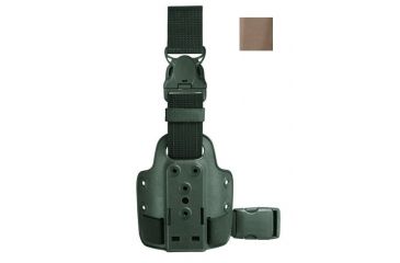 Image of Safariland 6005-10 Single Strap Leg Shroud W/ QR, Coyote Brown 6005-10-76