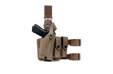 Image of Safariland 6005 SLS Tactical Holster w/Quick Release, Springfield Armory 1911, STX Flat Dark Earth, Left Hand, 6005-56-552