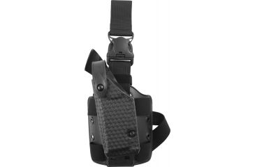Image of Safariland 6005 Sls Tactical Holster W Quick Release Leg Harness Stx Basket Weave Left Hand 6005 64 482