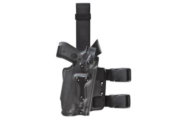 Image of Safariland 6034 SLS Military Tactical Holster, Beretta 92F/M9 Rails or No Rails w/ITI Mount For Most Lights or Laser Combo, Foliage Green, Right Hand, 6034-7312-541