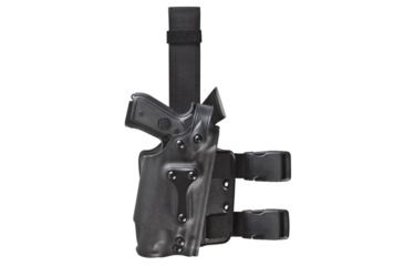Image of Safariland 6034 SLS Military Tactical Holster, Sig Sauer P220, P226 w/ITI Mount ITI M3X/M6X 4.41in., OD Green, Left Hand, 6034-7712-562