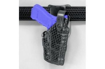 Image of Safariland 6075 Raptor Level III, Low-Ride UBL Holster - Basket Black, Right Hand 6075-774-81
