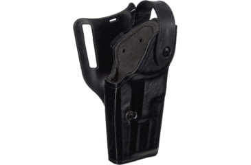 Image of Safariland 6280 Level II Retention, Mid-Ride Holster - Plain Black, Right Hand 6280-7837-61