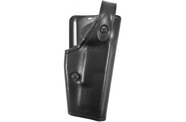 Image of Safariland 6280 Level II Retention, Mid-Ride Holster, Plain Black, Right Hand, S&amp;W M&amp;P .45
