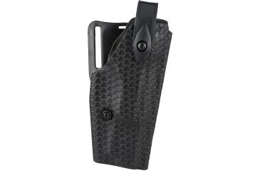 Image of Safariland 6280 SLS Mid-Ride Level-II Retention, FNH Five-Seven, STX Black Basket Weave, Right Hand, 6280-61-481