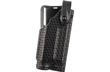 Image of Safariland 6280 SLS Level II Retention Mid-Ride Duty Holster, S&amp;W M&amp;P 40/S&amp;W M&amp;P 9, Insight Technology M6, Right, Basketweave, Black, 6280-21921-481