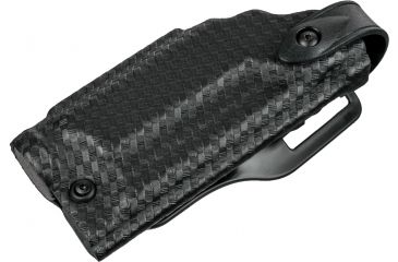 Image of Safariland 6280 SLS Level II Retention Mid-Ride Duty Holster, S&amp;W M&amp;P 40/S&amp;W M&amp;P 9, Insight Technology M6, Right, Basketweave, Black, 6280-21921-481