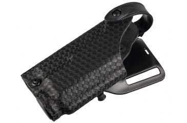 Image of Safariland 6280 SLS Mid-Ride Level-II Retention, Springfield Armory XD 9mm, .40, .45 w/ITI M3/M6, TLR-1/TLR-2, SF X200/X300, Las-Tac2 4.0in., STX Black Basket Weave, Left Hand, 6280-14821-482