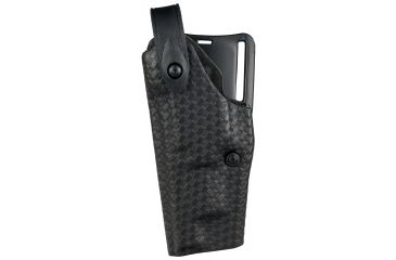 Image of Safariland 6280 SLS Level II Retention Mid-Ride Duty Holster, SA XD 5in .45 ACP, Left, Basketweave, Black, 6280-149-482