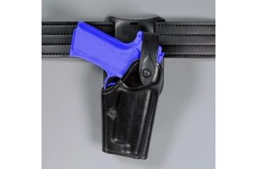 Image of Safariland 6285 1.50'' Belt Drop, Level II Retention Holster - Plain Black, Left Hand 6285-09-62