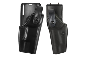 Image of Safariland 6285 1.50" Belt Drop, Level II Retention Holster - Nylon-Look, Right Hand 6285-73-261, Black, Nylon-Look