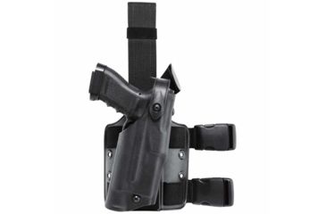 Image of Safariland 6304 ALS/SLS, Sig Sauer P320 9/40 w/ITI M3, TLR-1, Surefire X200, X300 &amp; X300U Holster, Black, 6304-4502-131