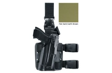 Image of Safariland 6305 ALS/SLS Tactical Holster w/QR, Sig P250 Full SZE, STX Flat Dark Earth, RH 6305-450-551