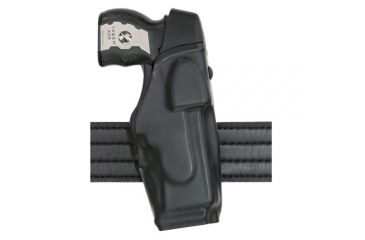 Image of Safariland 6342 ALS EDW, Level-I Retention, Clip-On, Taser X-26, STX Black Basket Weave, Right Hand, 6342-64-481
