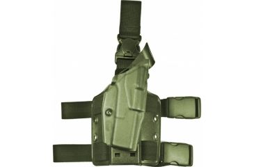 Image of Safariland 6355 ALS Tactical Thigh Holster - OD Green, Right Hand 6355-560-561