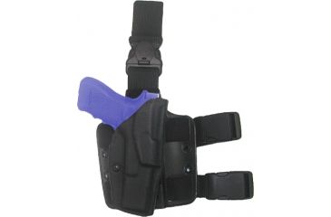 Image of Safariland 6355 ALS Tactical Thigh Holster - STX Black, Right Hand 6355-744-131