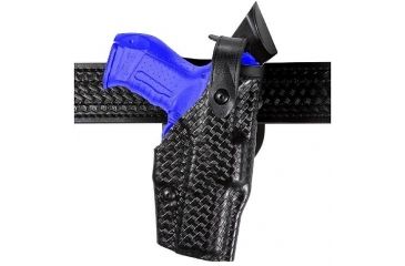 Image of Safariland 6360 ALS Level II Plus w/ Ride UBL Holster - Hi Gloss Black, Right Hand 6360-74-91