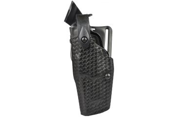 Image of Safariland 6360 ALS/SLS Mid-Ride LVL III  Holster, Springfield Armory XD 4in .45 ACP, Left, Basketweave, Black, 6360-149-82
