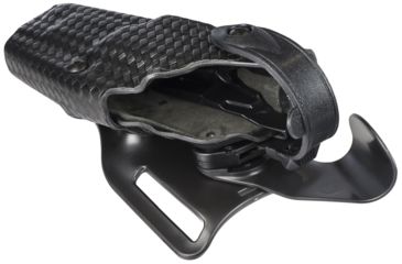 Image of Safariland 6360 ALS/SLS Mid-Ride LVL III  Holster, Springfield Armory XD 4in .45 ACP, Left, Basketweave, Black, 6360-149-82