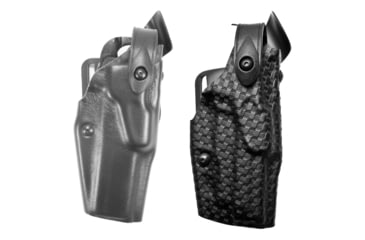 Image of Safariland 6360 ALS Level III w/ Ride UBL Holster - Nylon-Look, Right Hand 6360-7742-261, Black, Sentry/Hood