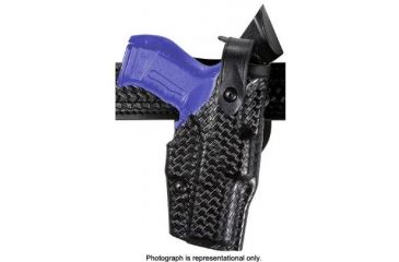 Image of Safariland 6360 ALS Level III w/ Ride UBL Holster - STX Basket Weave, Left Hand 6360-7742-482