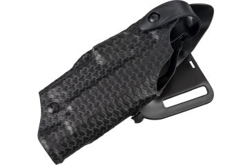 Image of Safariland 6360 ALS/SLS Mid-Ride LVL III  Holster, S&amp;W M&amp;P 40/S&amp;W M&amp;P 9, IT M6, Left, Basketweave, Black, 6360-2192-482