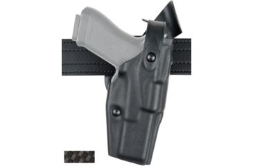 Image of Safariland 6360 ALS/SLS Mid-Ride Level-III Retention, Sig SauerP250 Oc, STX Black Basket Weave, Left Hand, 6360-750-482