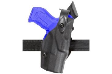 Image of Safariland 6361 ALS Belt Slide Holster w/ SLS - Plain Black, Right Hand 6361-77-61