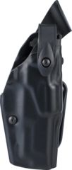 Image of Safariland 6367 ALS/SLS Belt Loop Holster w/Hood Guard S&amp;W 4566TSW w/Light Rails &amp; ITI M5 4.125in. STX Plain Black Right Hand 6367-4302-61