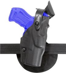 Image of Safariland 6368 ALS Paddle Holster w/ SLS - Plain Black, Left Hand 6368-2192-62