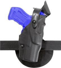 Image of Safariland 6368 ALS Paddle Holster w/ SLS - Plain Black, Left Hand 6368-53-62