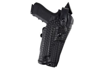 Image of Safariland 6362 ALS/SLS Hi-Ride Level-III Retention Duty Holster, H&amp;K VP9 w/ITI M3, TLR-1, Surefire X200, X300, or X300U, ,, Black, Left Hand, 6362-5932-132