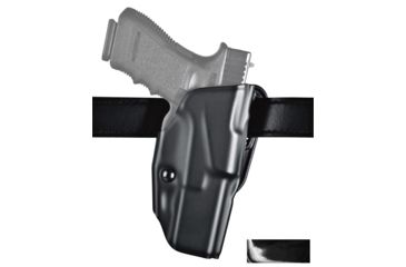 Image of Safariland 6377 ALS Belt Slide Holster, Sig SauerP229R DASA, STX Black Hi-Gloss, Right Hand, 1.75in Belt Loop, with Rails, 6377-744-491-175