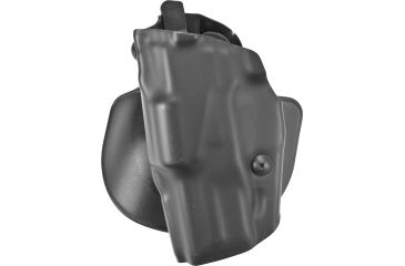 Image of Safariland 6378 ALS Paddle Holster, Left Hand, STX Plain Black 1.5in. Belt Slots w/Cut Outs, S&amp;W M&amp;P