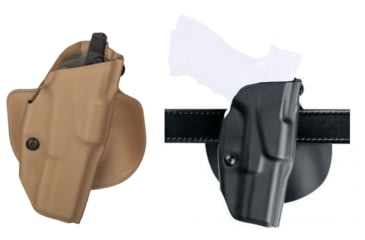 Image of Safariland 6378 ALS Paddle Holster - STX Basket Weave, Right Hand 6378-74-481, Basket Weave, Black