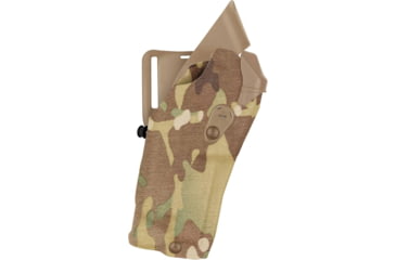 Image of Safariland 6390RDS STI International Staccato 5in Mid-Ride Level I Retention OWB Belt Holster, Right, Cordura, Duty, Multicam, 6390RDS-2582-701