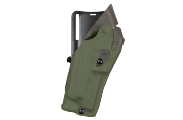 Image of Safariland Model 6395RDS ALS OWB Duty Holster, Low-Ride, Level I Retention, Glock 19 MOS w/ Light, Left, OD Green, 1326614