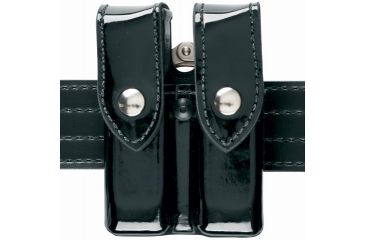 Image of Safariland 72 Mag/Cuff Pouch, Top Flap - Plain Black, Ambidextrous 72-83-2