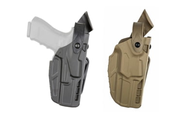Image of Safariland 7282 Sls Hi-ride Level Ii Retention Duty Holster, Black, Flat Dark Earth