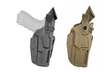 Image of Safariland 7287 7TS SLS Belt Slide Concealment Holster, Black, Flat Dark Earth