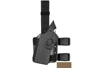 Image of Safariland 7354RDS 7TS ALS Drop Leg Tactical Holster, Sig Sauer P320 w/ Light, Right Hand, Matte, Flat Dark Earth, 1329411