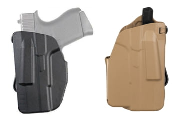 Image of Safariland 7371 7TS ALS Concealment Paddle Holster, Black, Flat Dark Earth