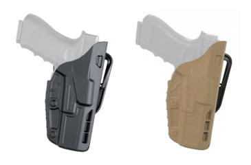 Image of Safariland 7377 ALS Open Top Concealment Belt Loop Pistol Holster, Black, Flat Dark Earth