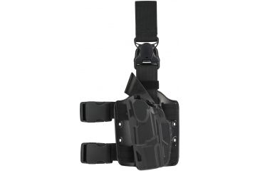 Image of Safariland 7385, 7TS ALS OMV Tactical Holster with Quick Release, Sig Sauer P320 Compact 9mm, .40, .45, Black, Right Hand, 7385-750-412