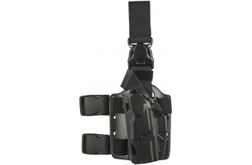 Image of Safariland 7385, 7TS ALS OMV Tactical Holster with Quick Release, Sig Sauer P320 Compact 9mm, .40, .45, Black, Left Hand, 7385-750-551