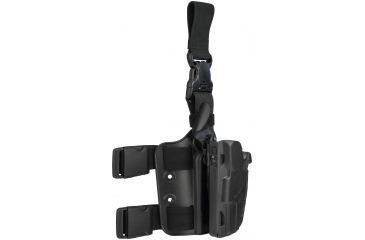 Image of Safariland 7385, 7TS ALS OMV Tactical Holster with Quick Release, Sig Sauer P320 Compact 9mm, .40, .45, Black, Right Hand, 7385-750-412
