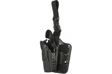 Image of Safariland 7385, 7TS ALS OMV Tactical Holster with Quick Release, Sig Sauer P320 Compact 9mm, .40, .45, Black, Left Hand, 7385-750-551