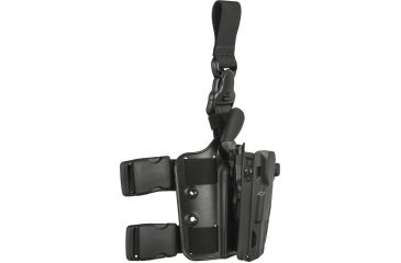 Image of Safariland 7385, 7TS ALS OMV Tactical Holster with Quick Release, Sig Sauer P320 Compact 9mm, .40, .45, Black, Left Hand, 7385-750-551